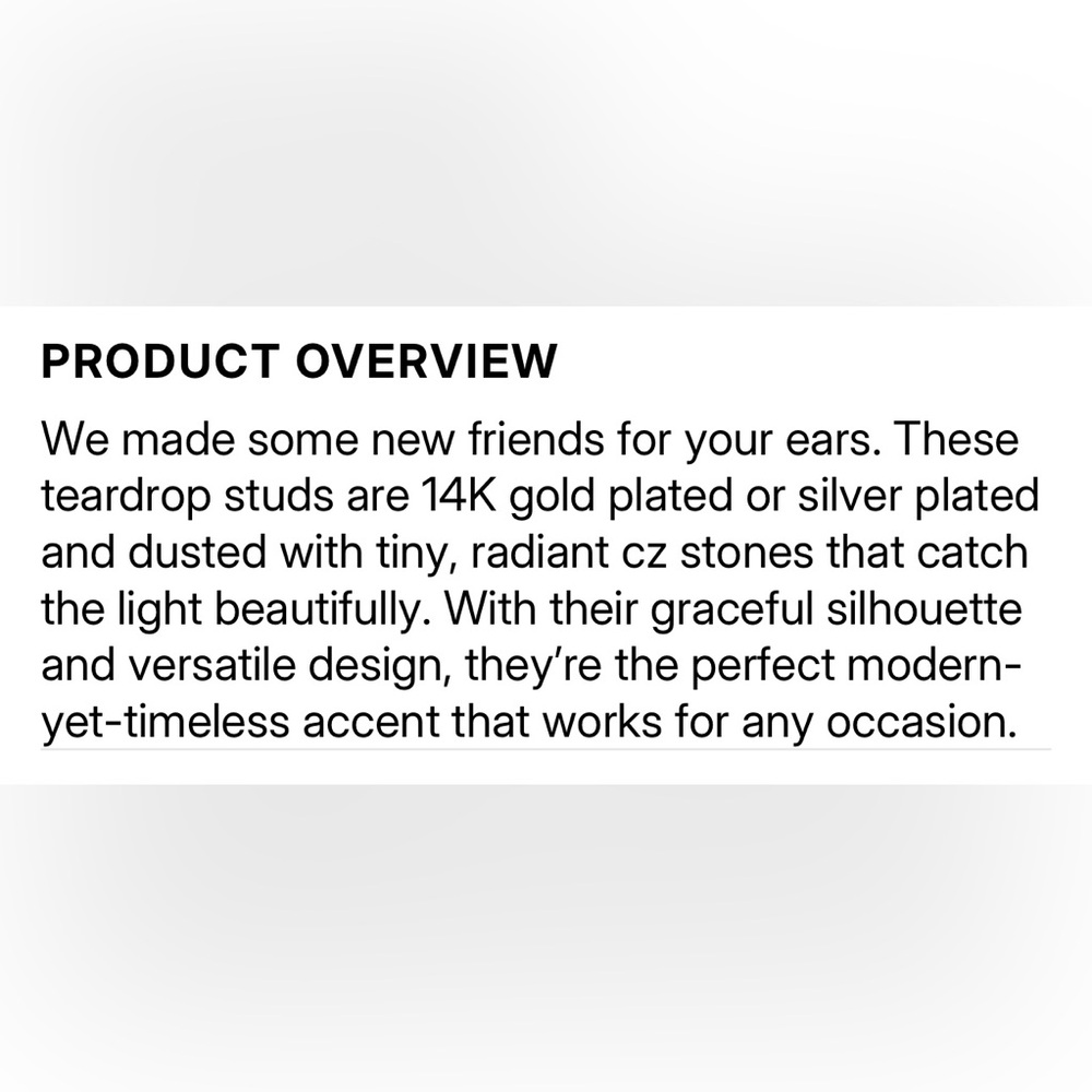 NWT Sunaina‎ Narnia Studs - Picture 4 of 6